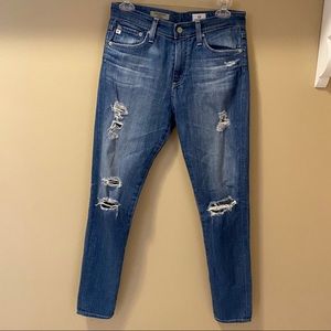 AG Farrah high waist skinny jeans